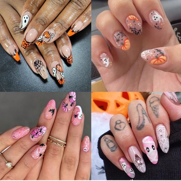 Fall Autumn Nail decals- Halloween, 4 different sheets - Picture 6 of 6